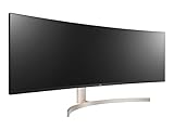 LG Electronics 49WL95C-WE 124,46 cm (49 Zoll) Curved QHD UltraWide Monitor (AH-IPS-Panel, HDR10, USB Type-C), schwarz - weiß*