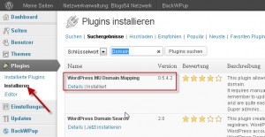 Wordpress Plugin "Domain Mapping" downloaden