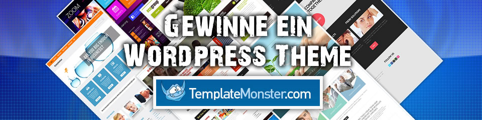 WordPress-Theme von TemplateMonster auf Blogs54 zu gewinnen