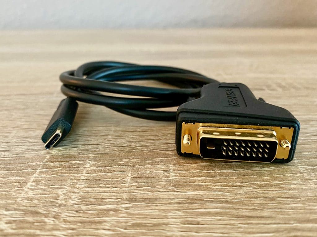 USB C zu DVI-D Kabel funktioniert an Mac Mini M1