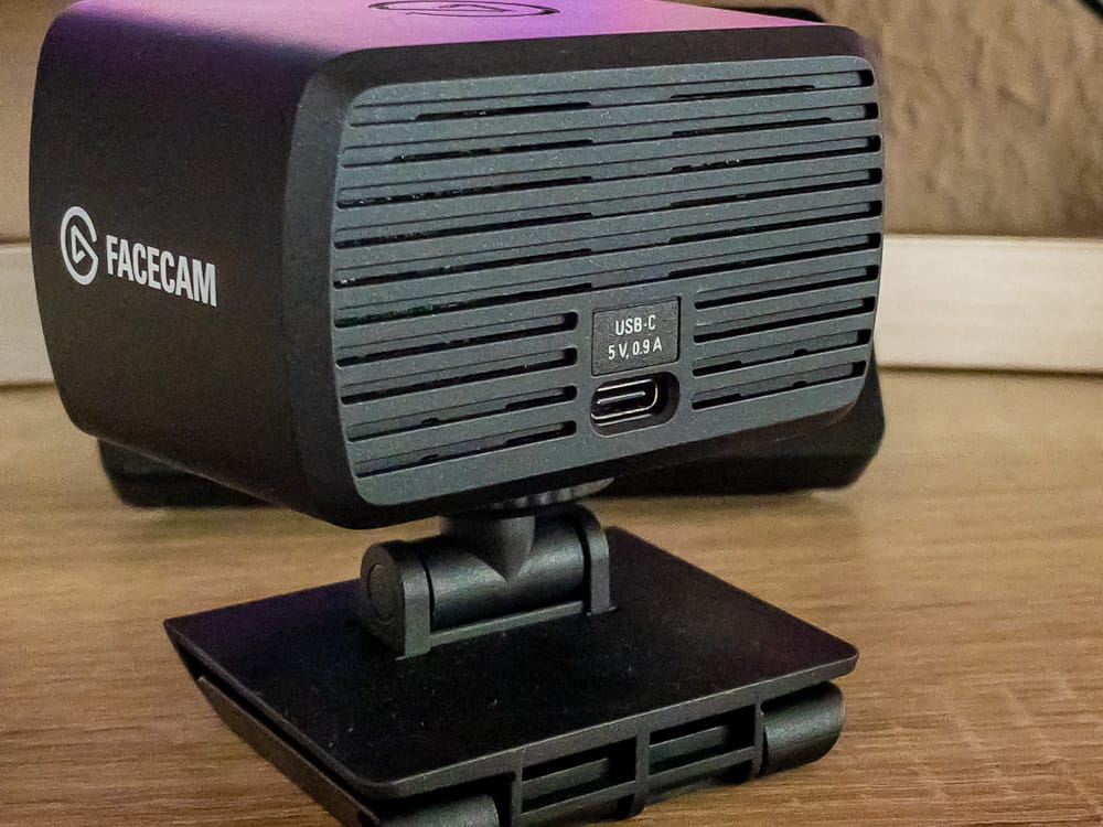 Elgato Facecam USB-C Anschluss