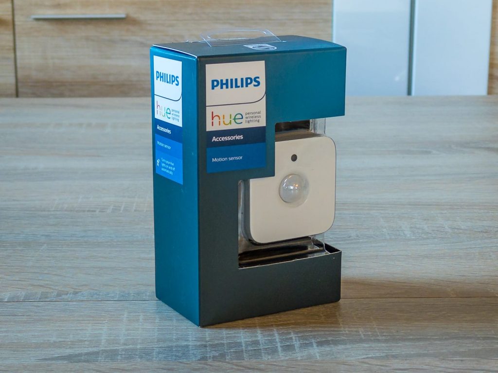 Philips Hue Bewegungsmelder in Verpackung